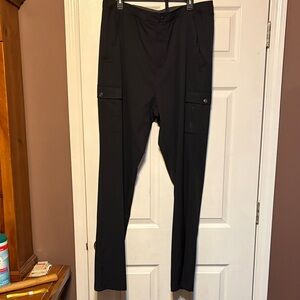 Men's Black Cargo Pants - Contemporary Slim Utility